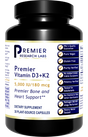 Premier Vitamin D3+K2 30 Capsules