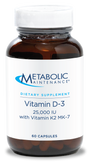 Vitamin D-3 25,000 IU 60 Capsules