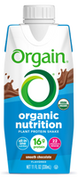 Vegan Organic Nutrition Shake Smooth Chocolate Single Serving Pack