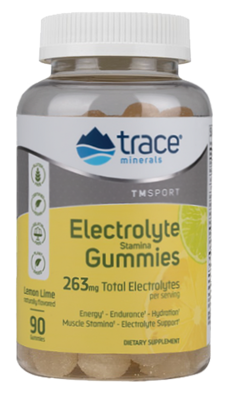 Electrolyte Stamina Gummies Lemon Lime 90 Gummies