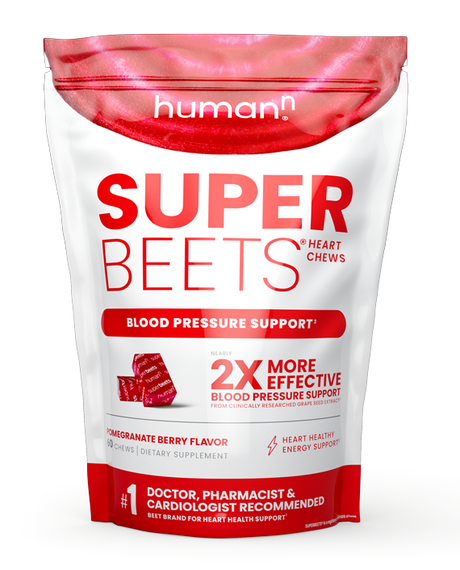 SuperBeets Heart Chews Pomegranate Berry 60 Chews