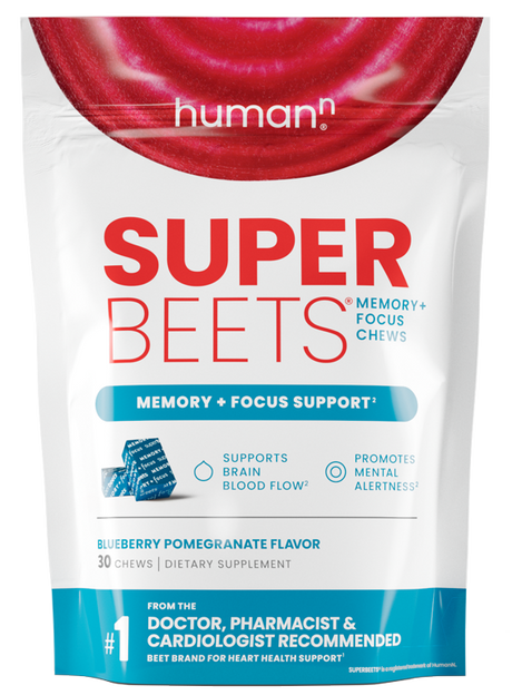 SuperBeets Memory + Focus 30 Chews